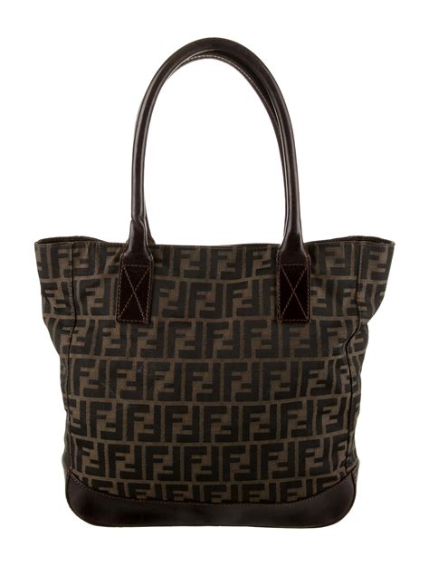 fendi tote bag canvas|fendi tote bags women.